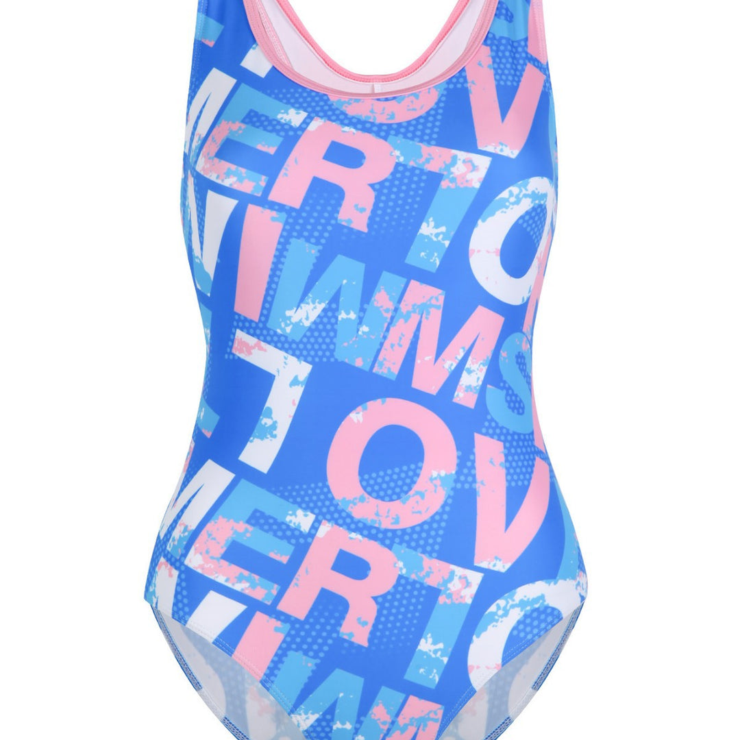 Women's One-Piece Sport Swimsuit with Graphic Print Mune Fashion