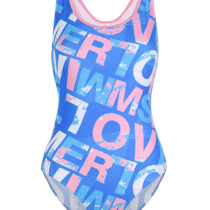 Women's One-Piece Sport Swimsuit with Graphic Print Mune Fashion