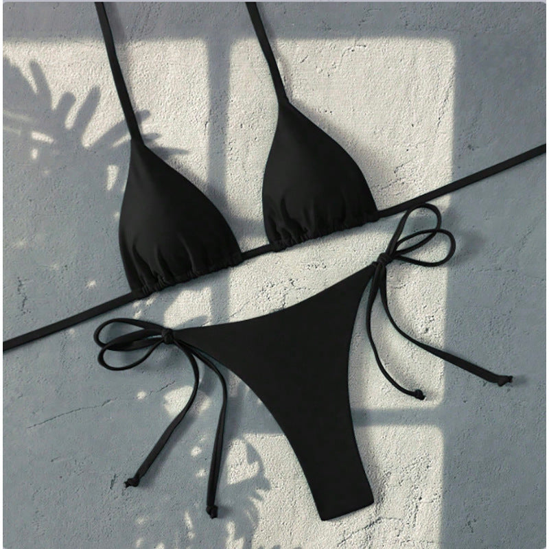 Women's Triangle Bikini with adjustable straps and slim bottoms Mune Fashion