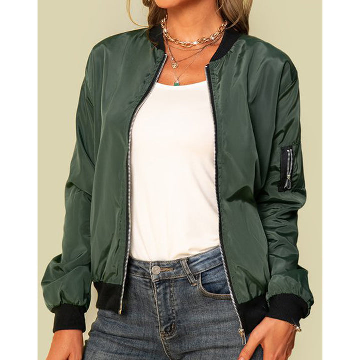 Mune | Women's bomber jacket with pockets and zipper