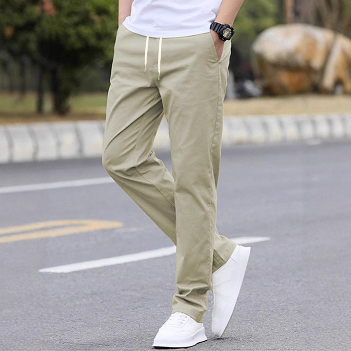 Men's Comfortable Sports Pants with Elastic Waistband