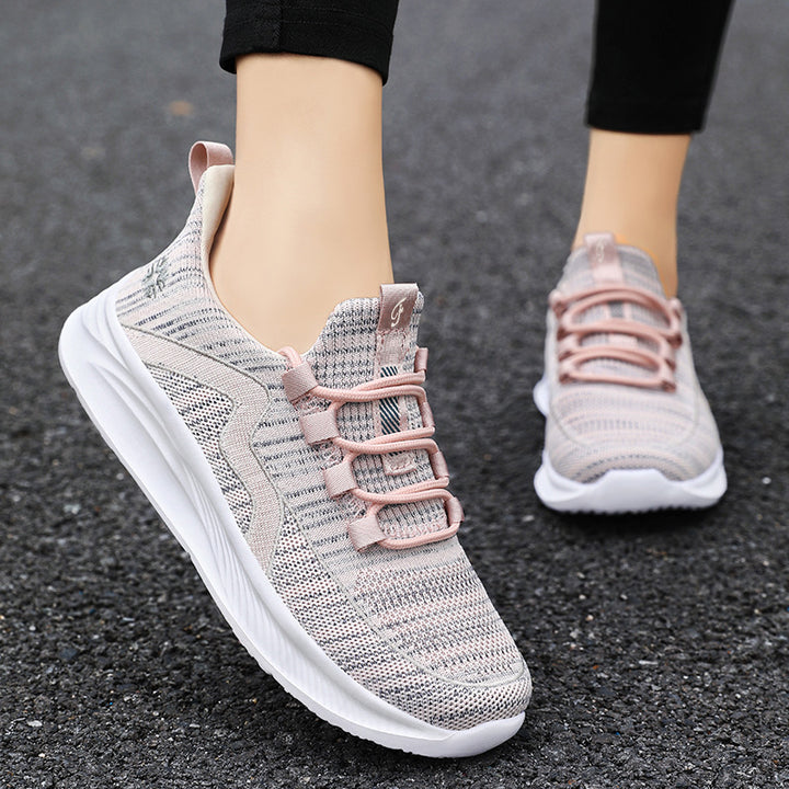 Women nan sporty knit sneakers with seamless sock shaft and reactive EVA midsole Mune Fashion