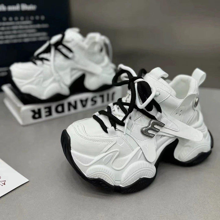 Women Trendy Chunky Sneakers with breathable mesh upper and innovative cushioning Mune Fashion
