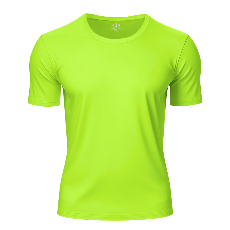 Men's lightweight short sleeve functional shirt with round neck, quick-drying stretch fabric and flat seams Mune Fashion