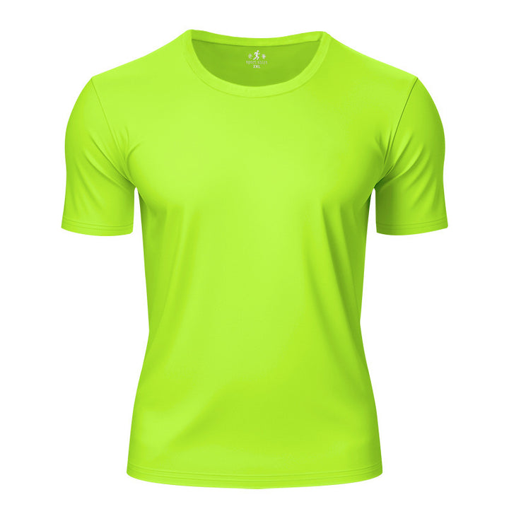 Men's lightweight short sleeve functional shirt with round neck, quick-drying stretch fabric and flat seams Mune Fashion