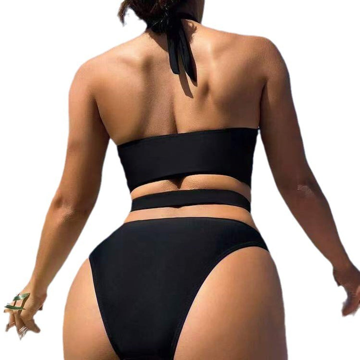 Women's High-Cut One-Piece with Sophisticated Cut-Outs Mune Fashion