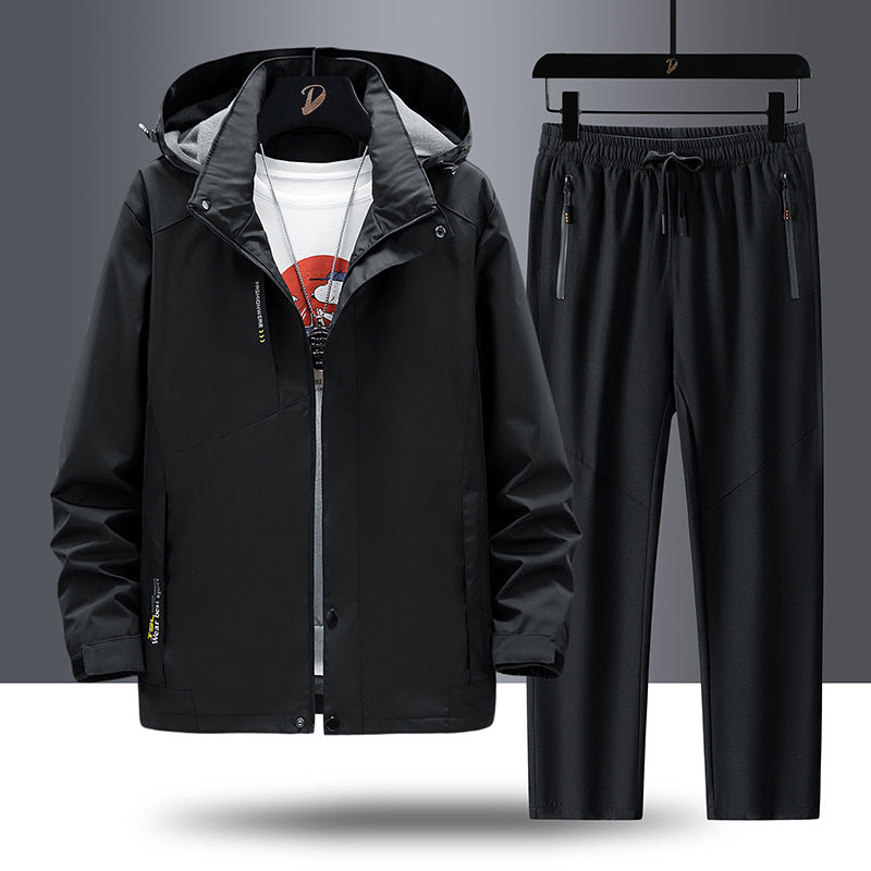 Men's Waterproof Outdoor Jacket and Sports Pants Mune Fashion