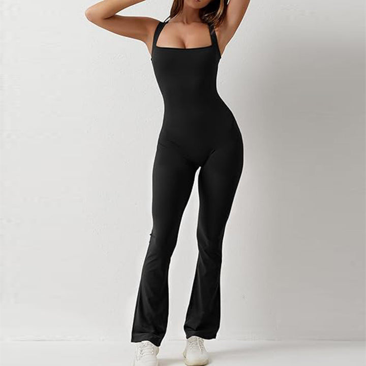 Women's fitness jumpsuit with a figure-hugging cut Mune Fashion