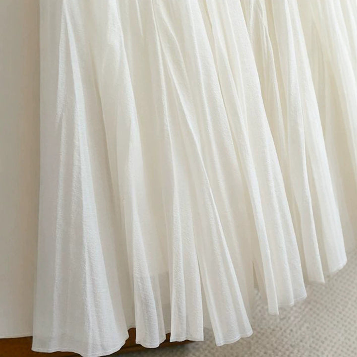 Women Elegant and Flowing Maxi Skirt Mune Fashion