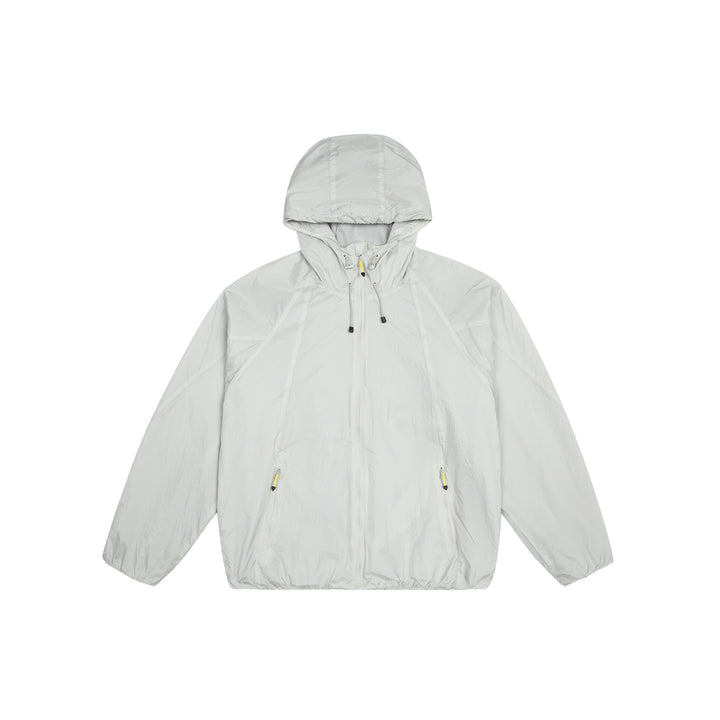 Unisex Lightweight Windbreaker with Adjustable Hood, Packable Nylon Jacket Mune Fashion