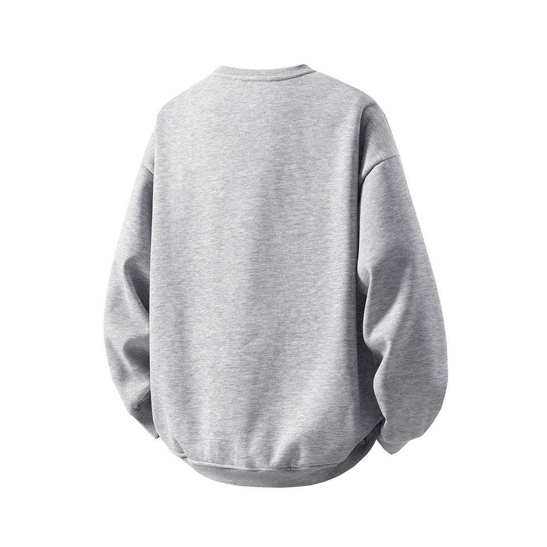 Unisex Oversized Round Neck Sweatshirt made of French Terry with dropped shoulder Mune Fashion