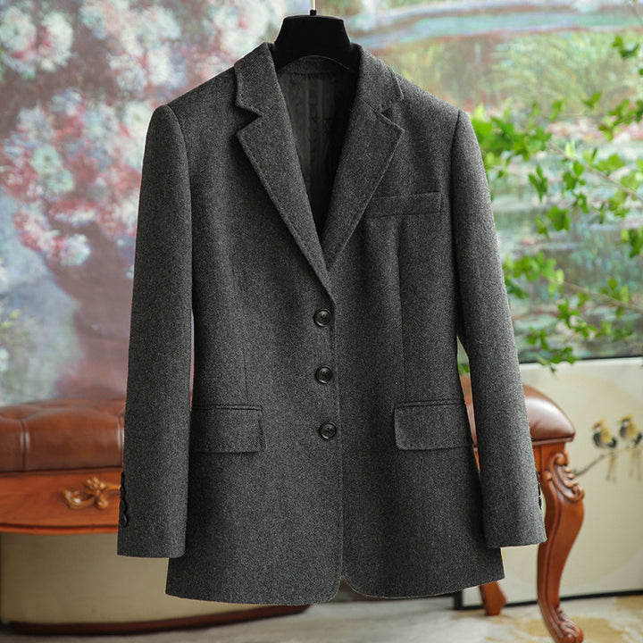 Women Elegant and Stylish Wool Blazer Mune Fashion