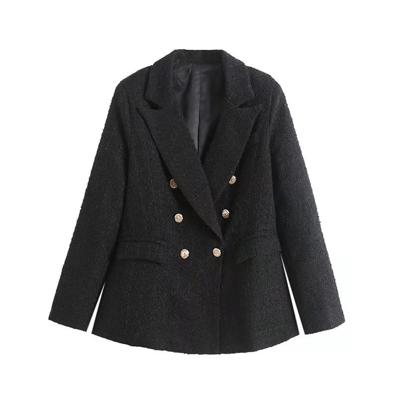 Women's Double-button Blazer Jacket