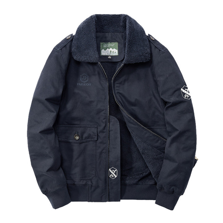 Men's Fashion Transitional Jacket with Teddy Lining Mune Fashion