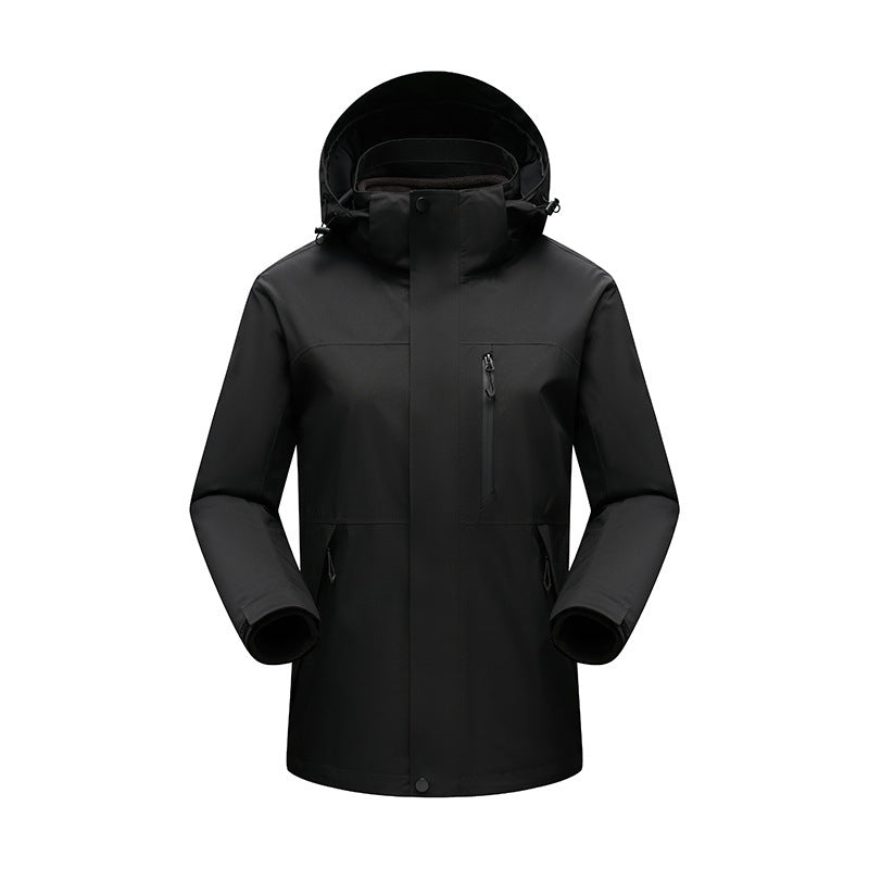 Men's Water-Repellent Winter Parka with Detachable Hood and Taped Seams Mune Fashion