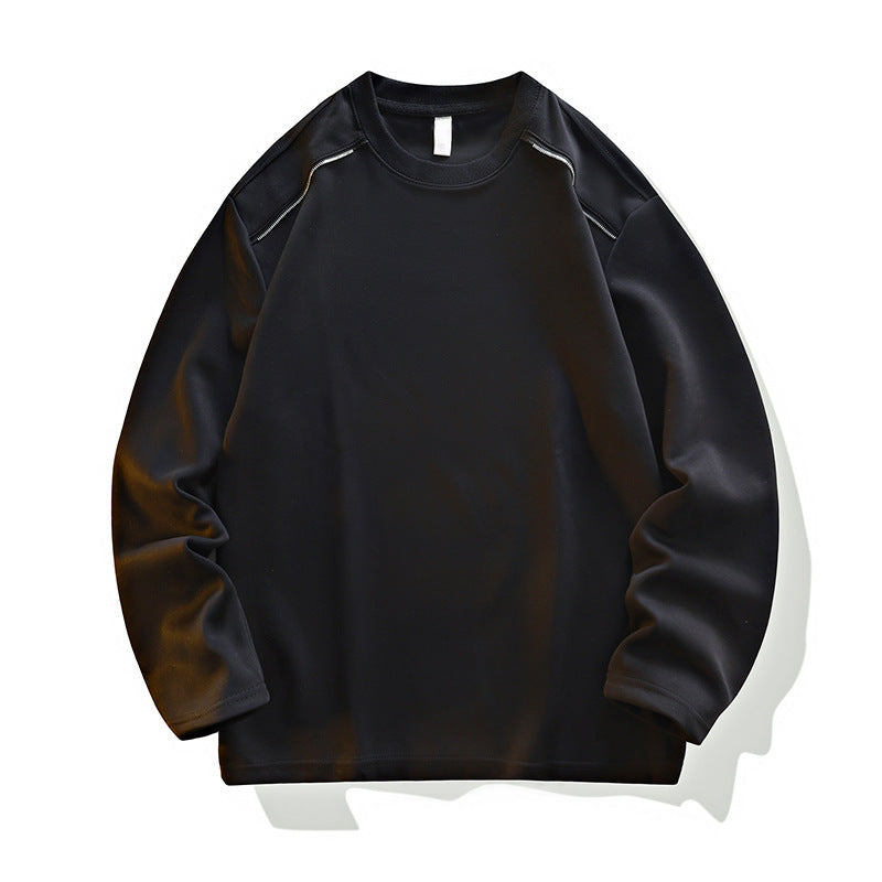 Unisex Oversize Long Sleeve Sweatshirt with Raglan Seams and Round Neckline Mune Fashion