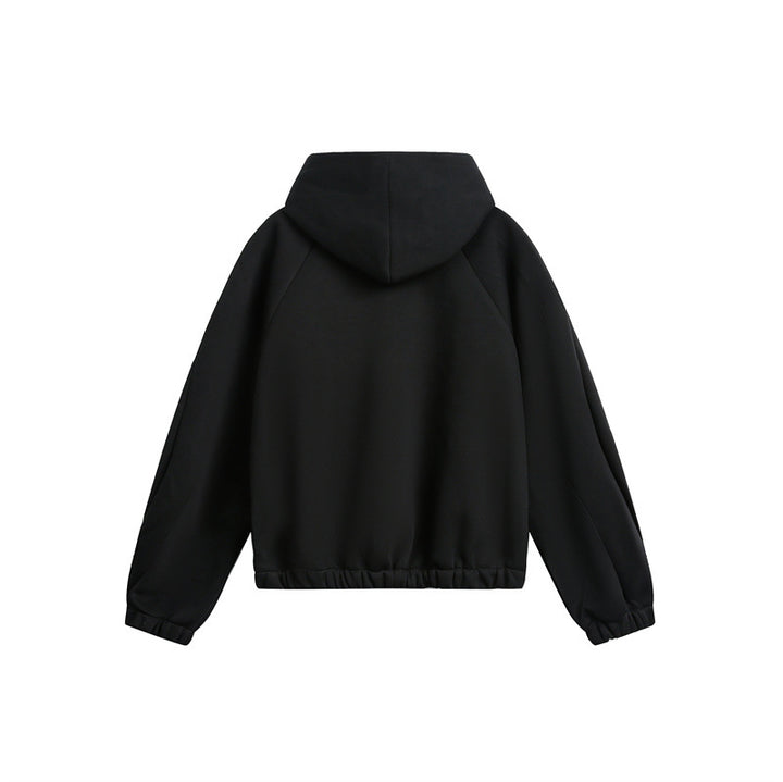 Unisex Lightly padded hooded zip jacket in boxy cut Mune Fashion