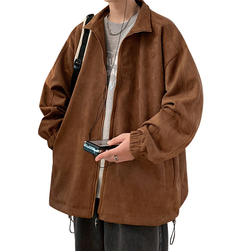 Men's Sporty Transitional Jacket with Stand-up Collar Mune Fashion