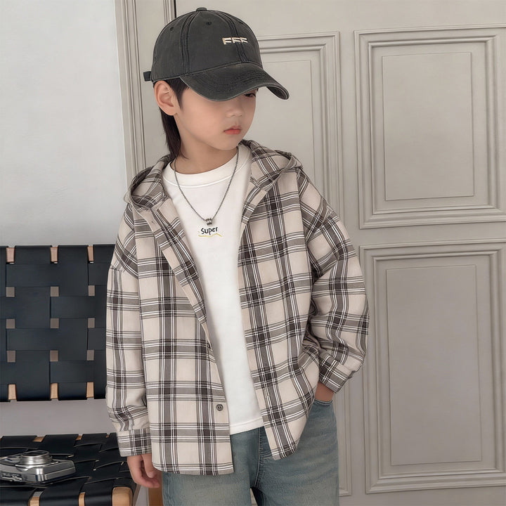 Unisex casual checked shirt jacket Mune Fashion