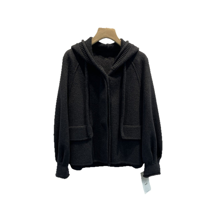 Women Comfortable Hooded Fleece Jacket Mune Fashion