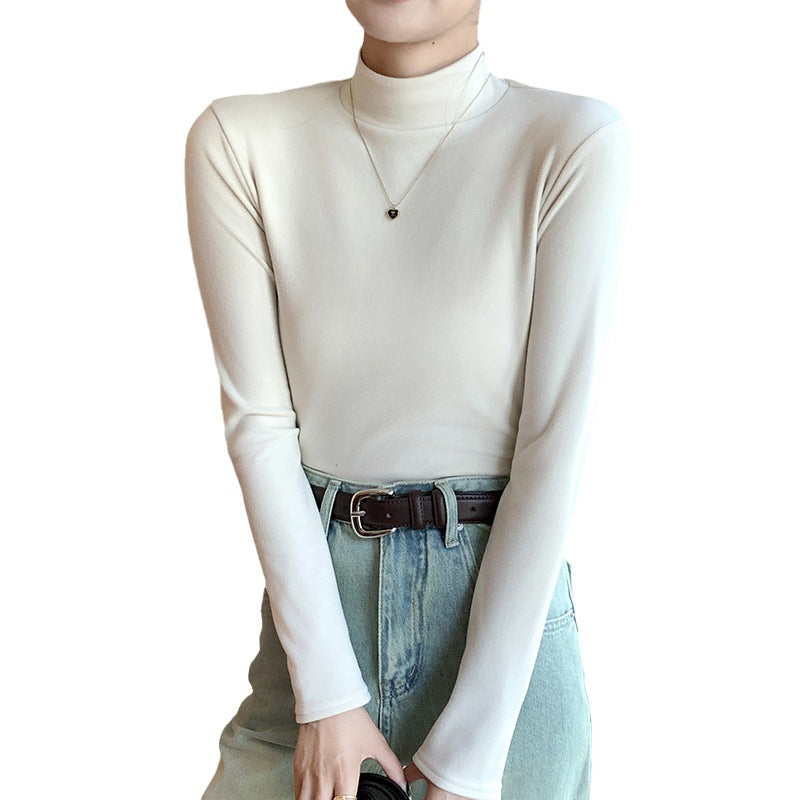 Women's long sleeve shirt with high collar Mune Fashion 1787619958