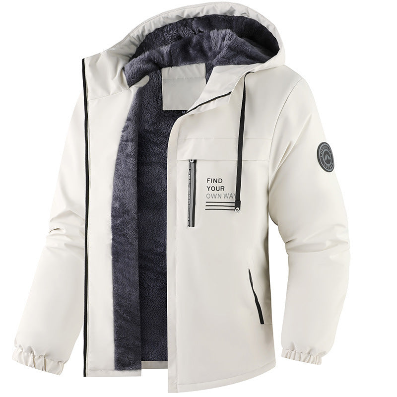 Men's Waterproof Transitional Jacket with Fleece Lining Mune Fashion