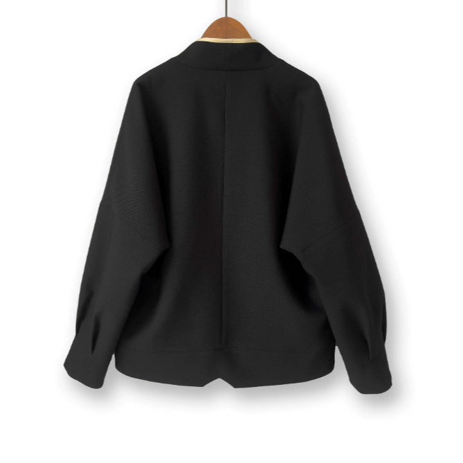 Women's Fashionable Blazer Jacket with Elegant Piping Mune Fashion