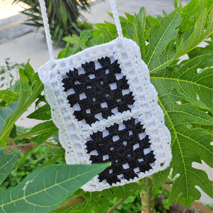 Ladies handcrafted crocheted bag Mune Fashion