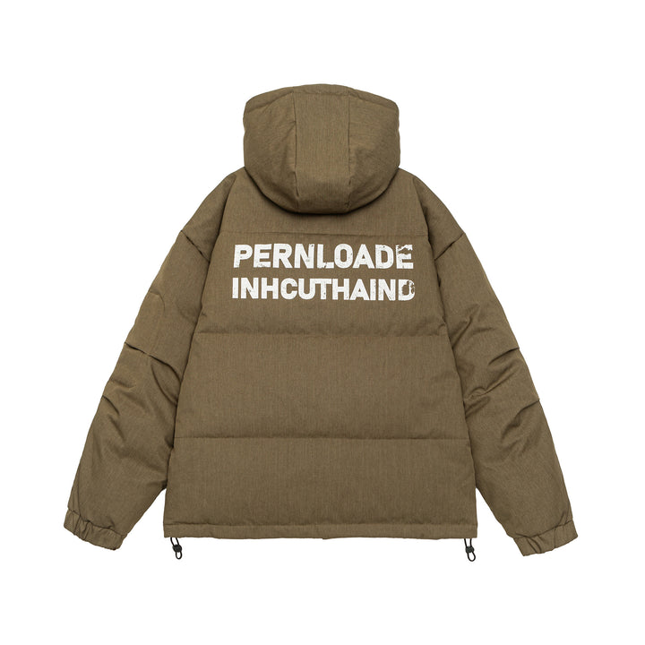Men's Padded Winter Parka with Hood and Multi-Pockets Mune Fashion