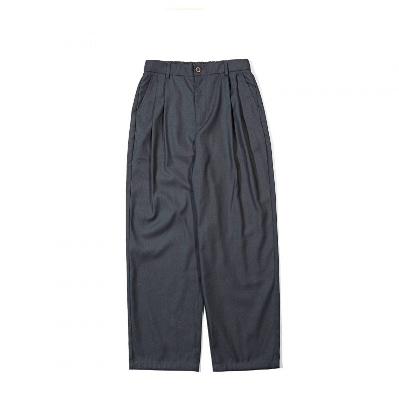 Women Wide Highwaist Pants with Pleats, Cropped Hem and Tapered Cut Mune Fashion