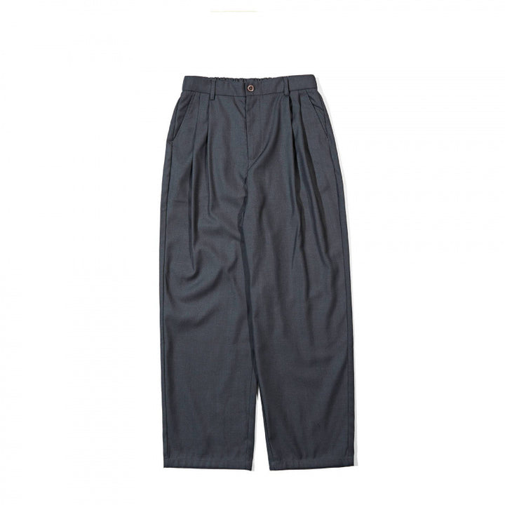 Women Wide Highwaist Pants with Pleats, Cropped Hem and Tapered Cut Mune Fashion