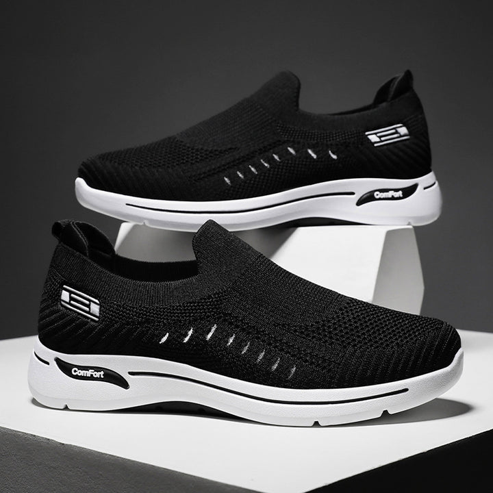 Ladies' ultralight knitted slip-on walking sneakers with seamless sock upper and cushioning EVA comfort midsole Mune Fashion