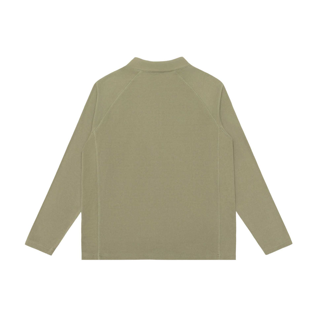 Unisex Half-zip sweatshirt with turtleneck and raglan seams Mune Fashion