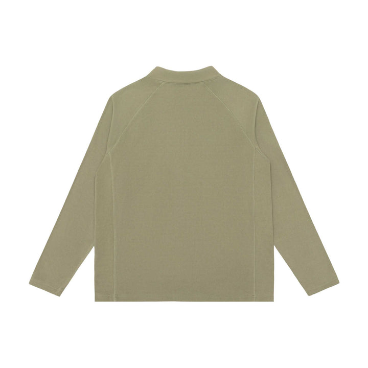 Unisex Half-zip sweatshirt with turtleneck and raglan seams Mune Fashion