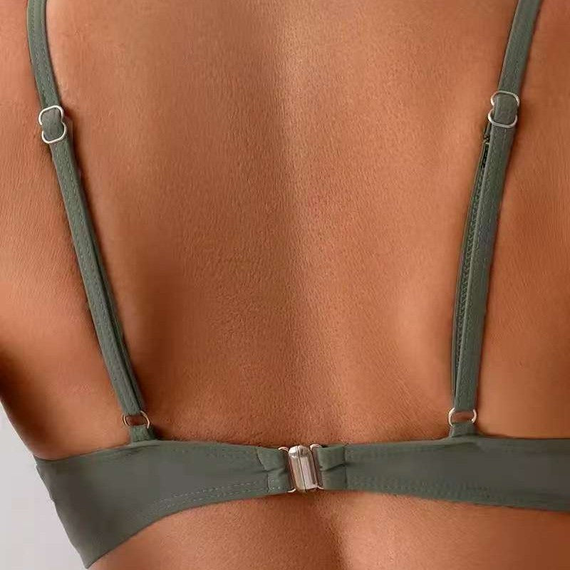 Women's High-Waisted Bikini Set with Elegant Wrap Design Mune Fashion