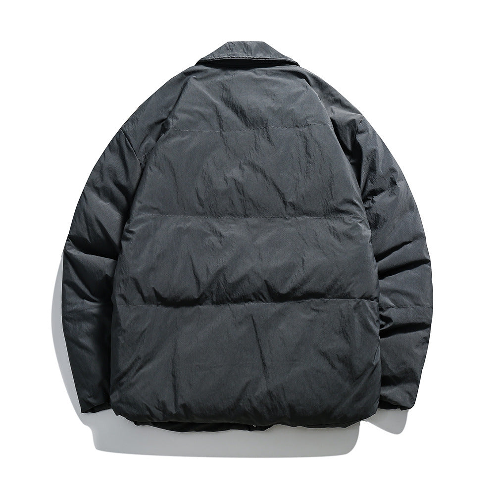 Unisex Boxy padded shirt jacket with large flap pockets and snap button closure Mune Fashion
