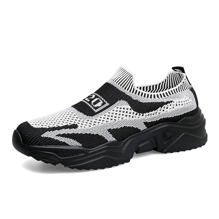 Women's seamless knit sneakers with sock-like entry and molded comfort sole Mune Fashion