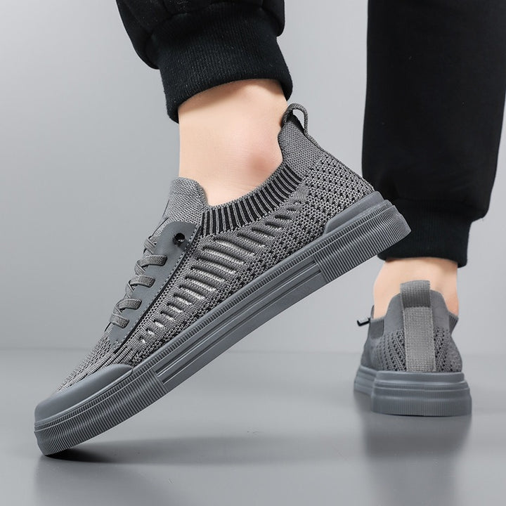 Men's knitted sock sneakers with elastic shaft and cushioned rubber sole Mune Fashion