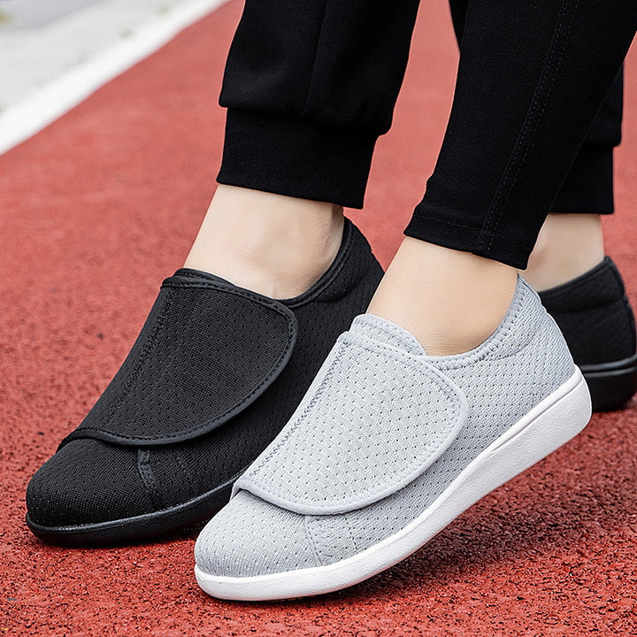 Men's orthopedic slipper with adjustable Velcro, breathable mesh and shock-absorbing foam sole Mune Fashion