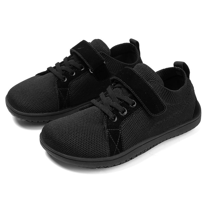 Women's knitted sneakers with adaptive fit, one-handed Velcro closure, and flexible rolling sole Mune Fashion