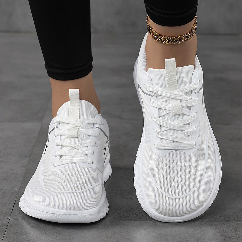 Women's Sporty Mesh Sneaker with Cushioned Heel Support and Grippy Profile Sole Mune Fashion