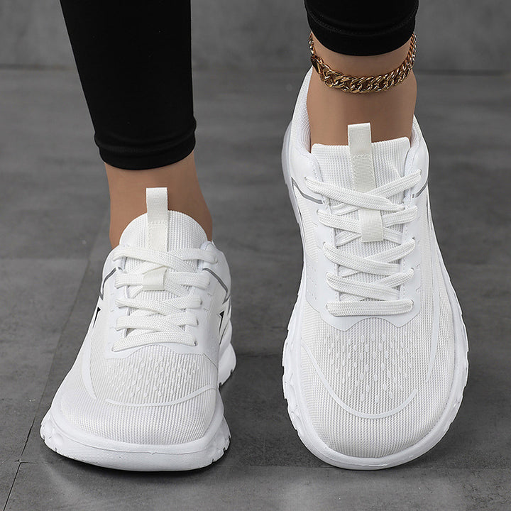 Women's Sporty Mesh Sneaker with Cushioned Heel Support and Grippy Profile Sole Mune Fashion