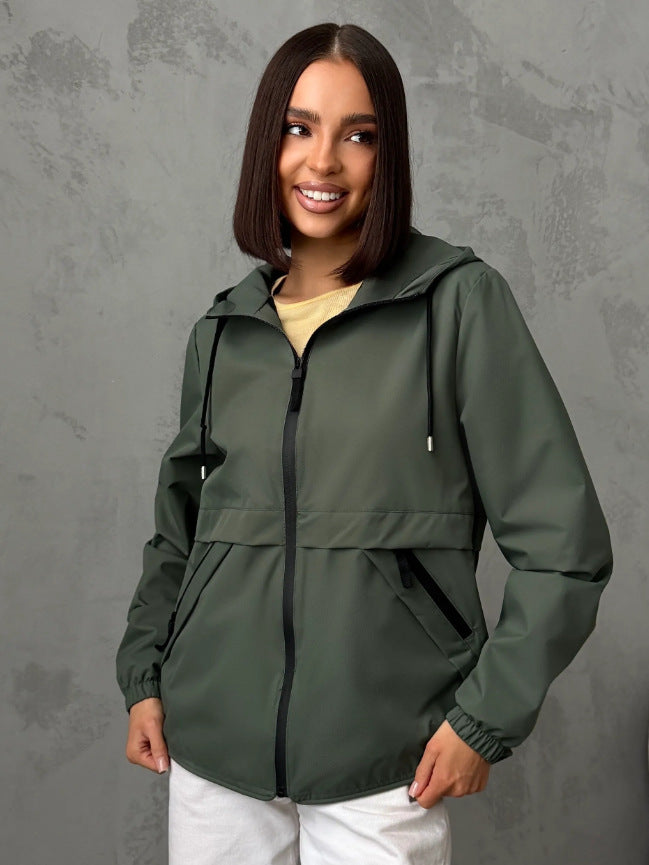 Women's Lightweight Windbreaker Jacket