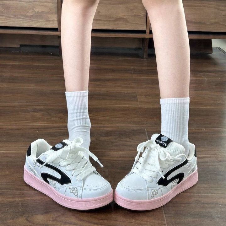 Women's Fashion Sneakers with Playful Design and Comfortable Cushioning Mune Fashion