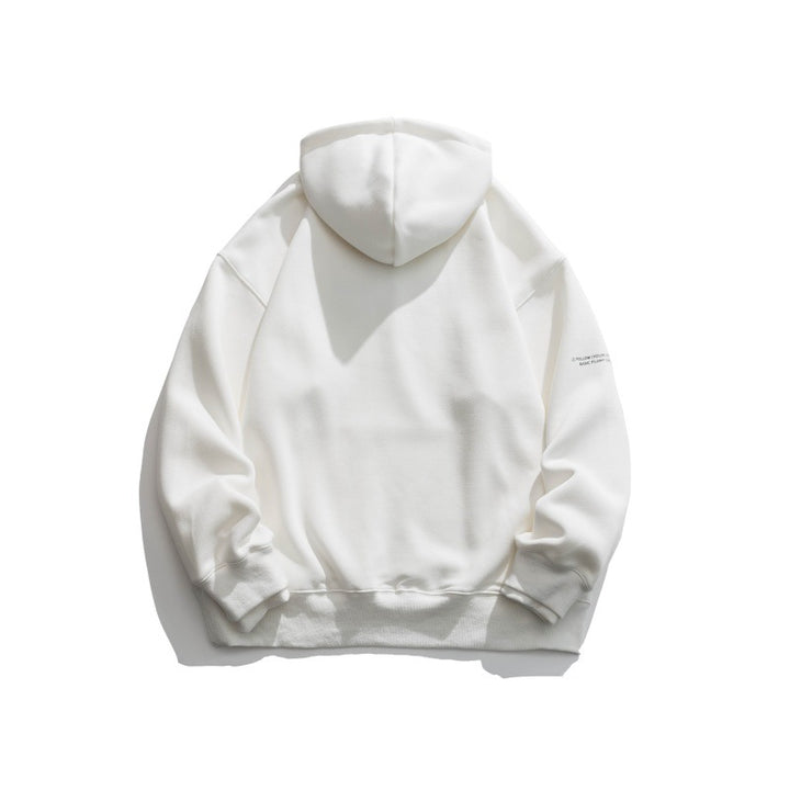 Unisex Oversize Hoodie with minimal logo print, fleece inner lining and kangaroo pocket Mune Fashion