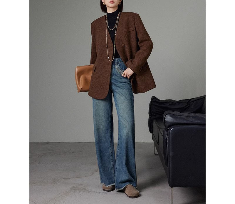 Women Elegant oversized Blazer Mune Fashion