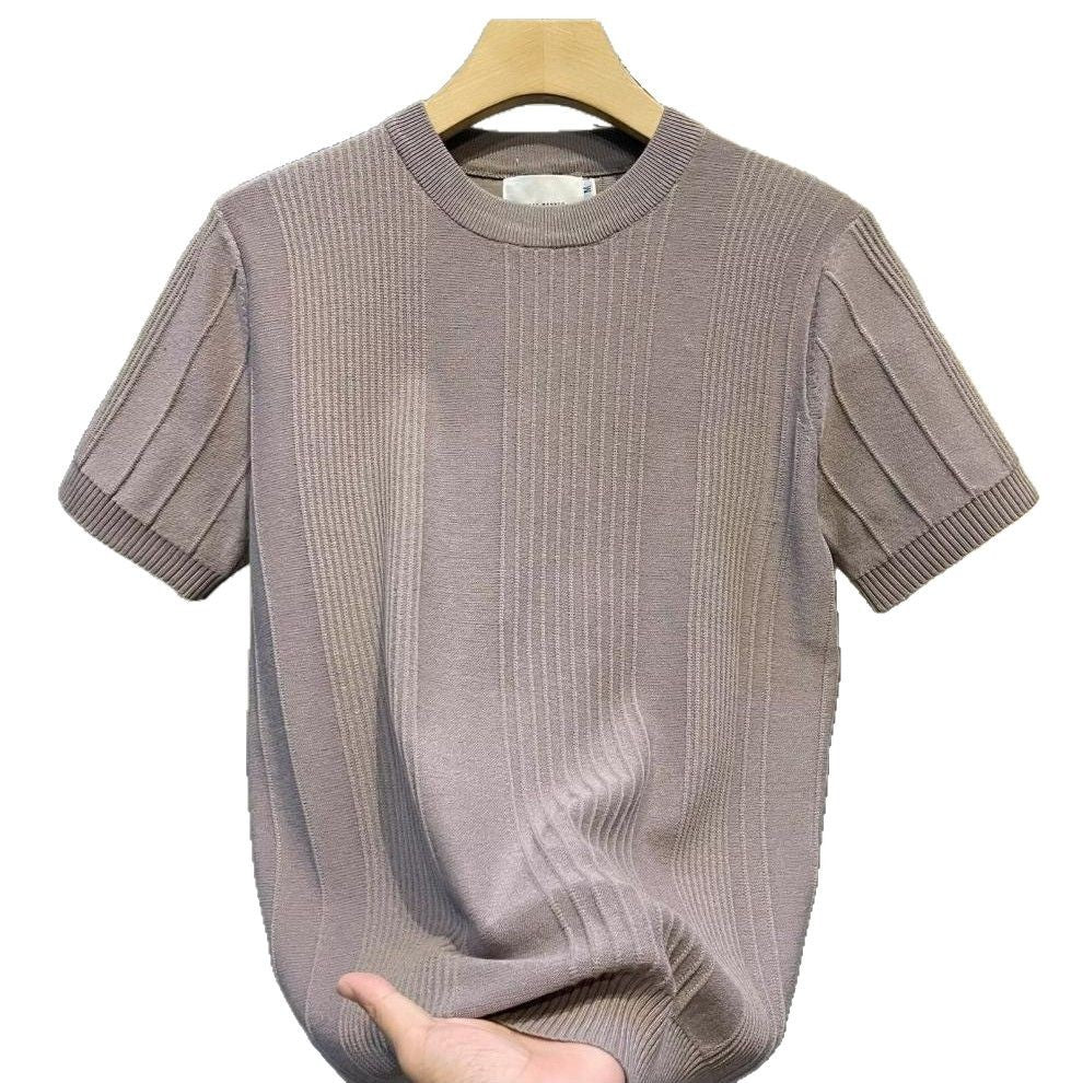 Women's Short Sleeve Knit Top Mune Fashion