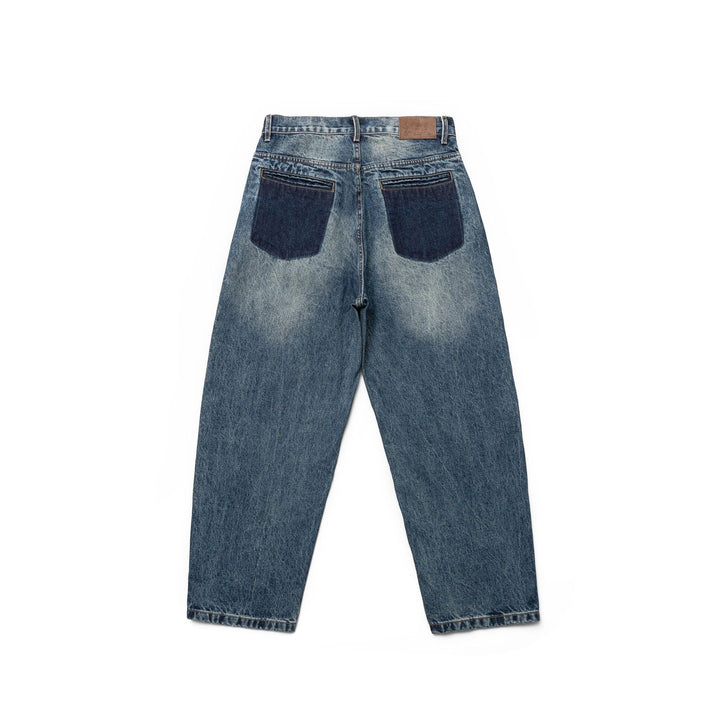 Women High-Waisted Straight Jeans in Retro Workwear Style with Straight Leg Mune Fashion