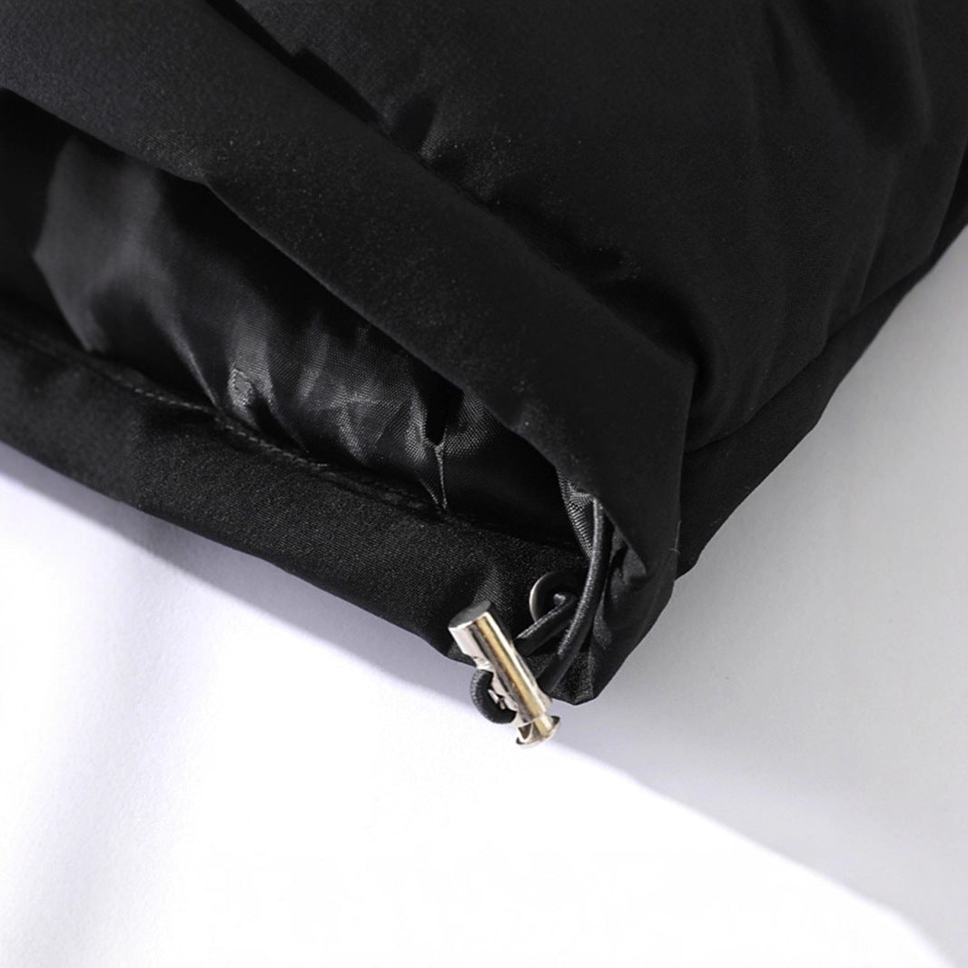 Men's Padded Quilted Jacket with Integrated Hood Layer and Windproof Outer Layer Mune Fashion