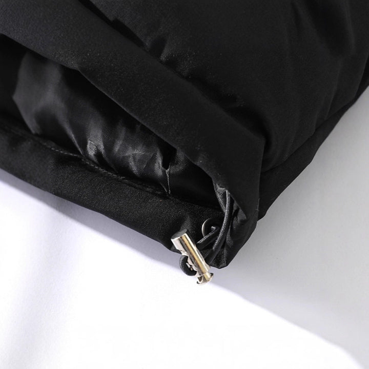 Men's Padded Quilted Jacket with Integrated Hood Layer and Windproof Outer Layer Mune Fashion